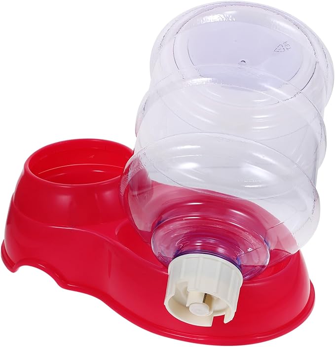 Feeder Pet Feeder- Automatic Dog Cat Feeder and Water Dispenser, Pet Feeding Device Food& Water Bowl Drinking Water Pet Basin for Small Medium Dog Pets Puppy Kitten 3.5L () Auto Automatic
