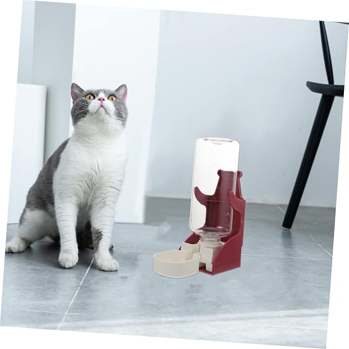 balacoo 2pcs Automatic Pet Water Feeder Pet Drinking Device for Dogs and Cats Easy to Install Capacity Lightweight Material for Home Travel Use