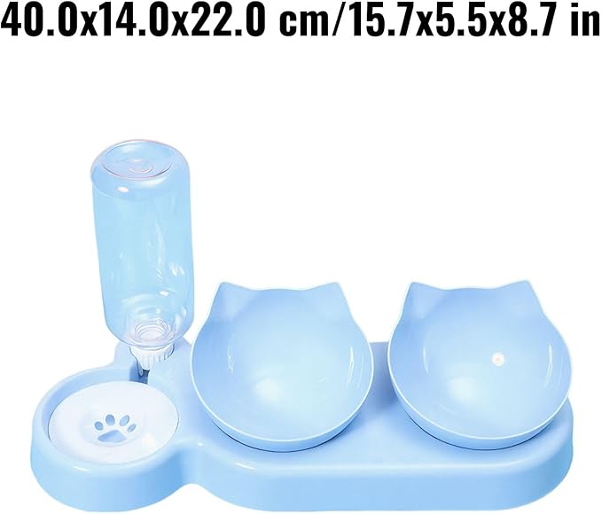 Automatic Pet Bowl for Dogs and Cats with Water Dispenser - 3-Day Feeding and Drinking Station for Home, Store, Boarding, and Travel