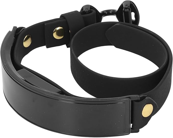 LED Dog Collar with DIY Screen, Fashionable and Rechargeable, in Dark for Night Walking, APP Controlled with Multiple Display Modes (Green Light)