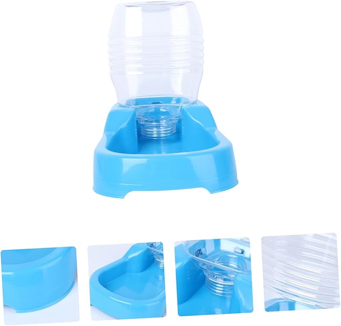 Angoily 3pcs Pet Water Feeder Bowl Creative Automatic Water Dispenser for Dogs and Puppies Safe Smooth Non-tip Design for Home and Pet Shops
