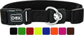 DDOXX Airmesh Dog Collar - Strong and Adjustable Collars Dogs - Medium (Black)