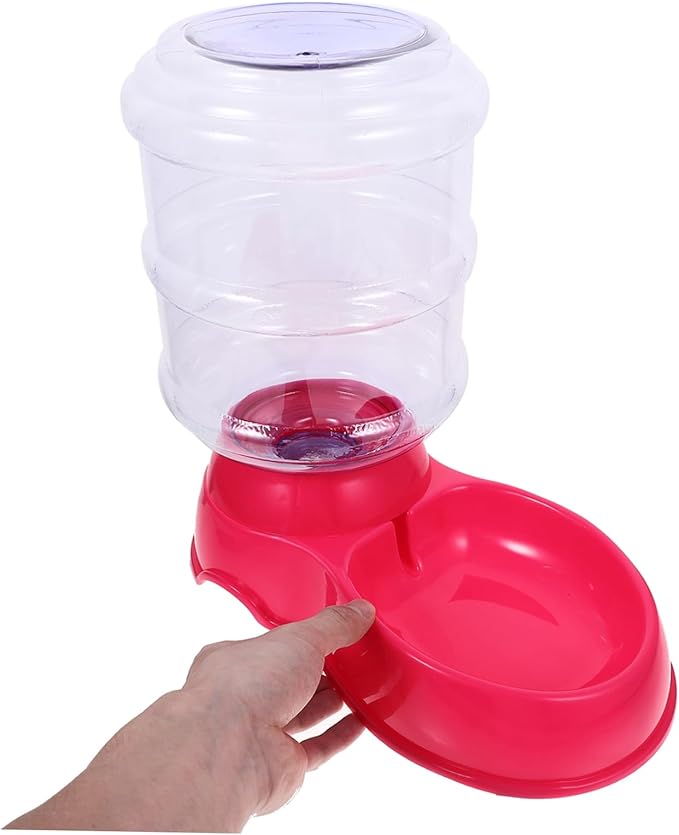 Pet Drinking Water Basin Large Dog Water Bowl Automatic Feeder -Slip Base for Outdoor Use