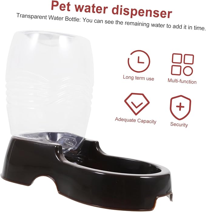 VICASKY Automatic PET Water Dispenser Fountain for Cats and Dogs 900ml Healthy Waterer Replacement Filters Dog Water Bottle Feeder for Small Pets Random Color