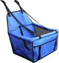 balacoo 1pc Breathable Mesh Pet Car Safety Seat for Dogs Cats Leash Front Zipper Storage Small for Pet Travel Car