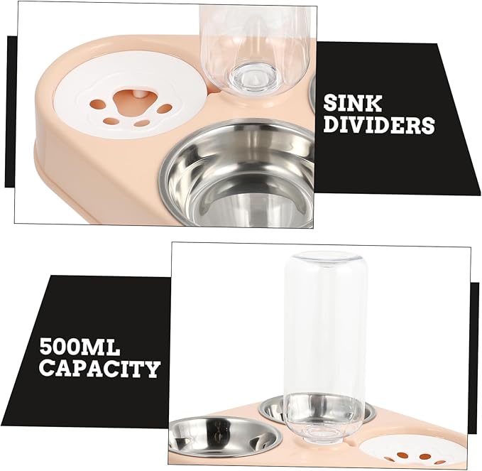 Cat Dog Water Dispenser Bottle Automatic Pet Feeder Capacity Leakproof