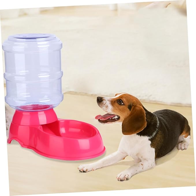 Large Capacity Cat Feeder Automatic Wet Food Feeder Auto Water Dispenser Pet Food Bowl Non-Slip Base Easy Assembly