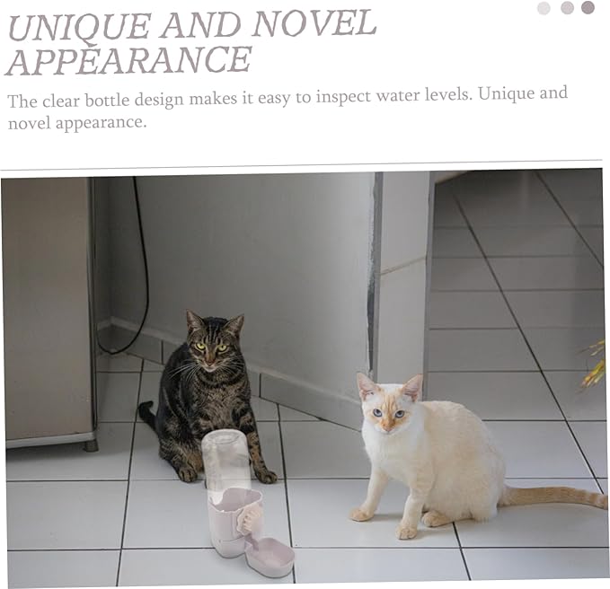 3pcs Portable Dog Water Bottle Cat Dog Water Dispenser Pet Cage Dispenser Hanging Pet Bottle