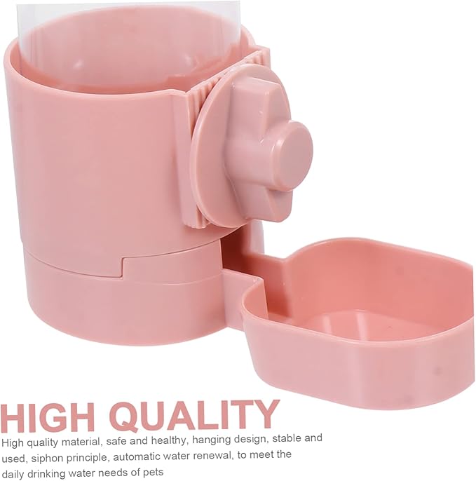 Hemoton Hanging Drinking Fountain Automatic Pet Waterer Dog Water Dispenser Cat Water Container Splash Pp Material Pet Supply Puppy Essentials
