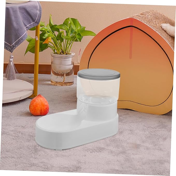 2pcs Sturdy Cat Water Feeder Automatic Pet Feeder No Spill Bowl Gravity Pet Water Dispenser for Cats Dogs