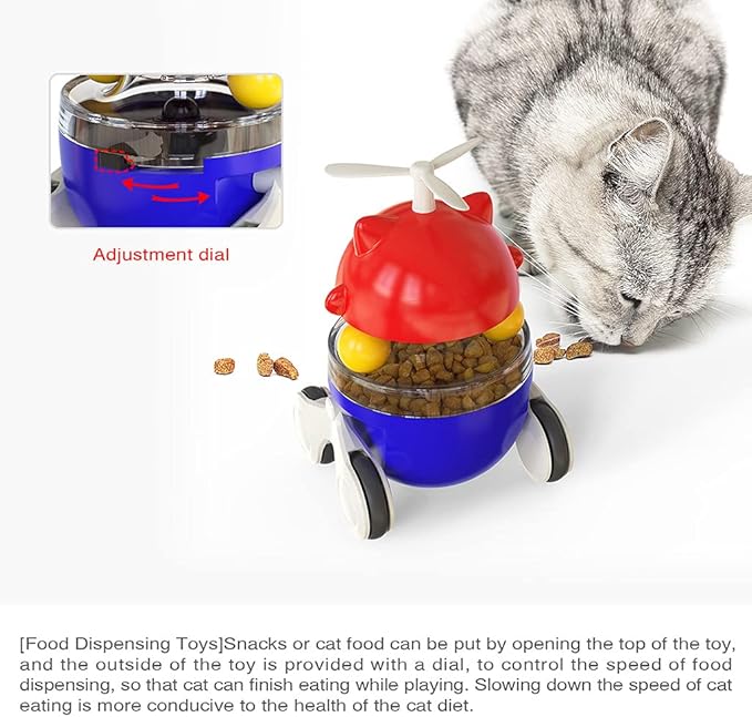 for Interactive Food Dispenser Automatic for Feeder Training Treat Adjustable Funny Pet Leaking Foo