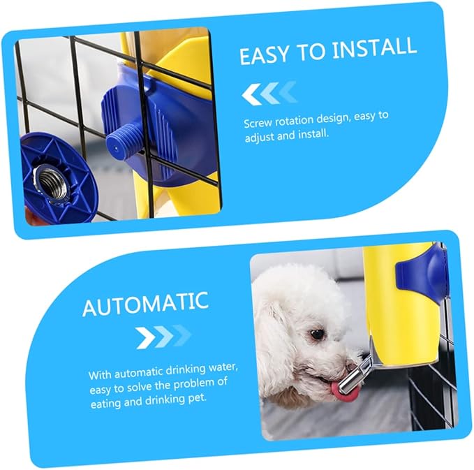 Automatic Pet Waterer Wear-Resistant Dog Water Dispenser Easy Design for Convenient Hydration for Home Use and Outdoor Activities
