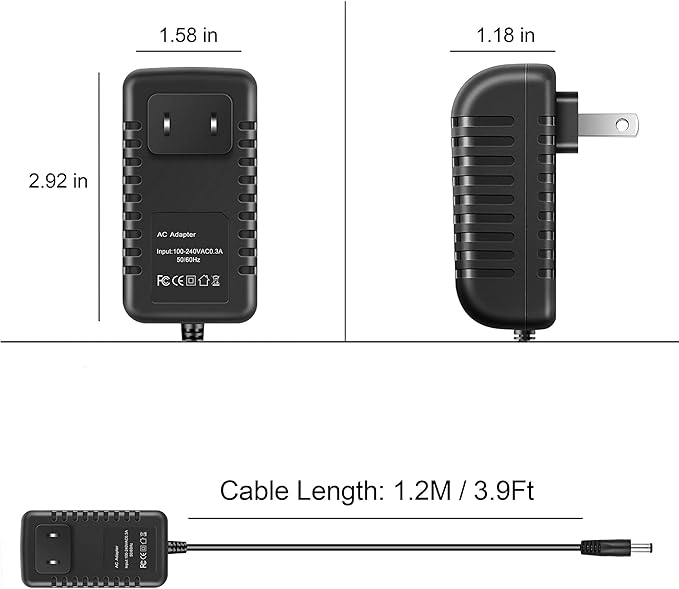 AC Adapter Charger Compatible with PetSafe PFD00-14574 Healthy Pet Feed Dog Cat Feeder Power