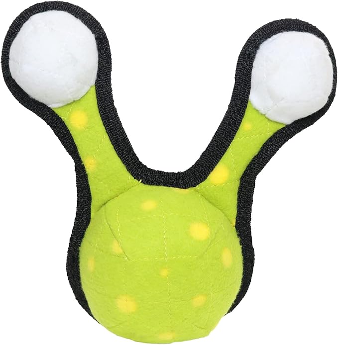 TUFFY® - World's Tuffest Soft Dog Toy - Alien - Multiple Layers. Made Durable, Strong & Tough. Interactive Play (Tug, Toss & Fetch). Machine Washable & Floats. (2 Eye, Large 2 Pack)
