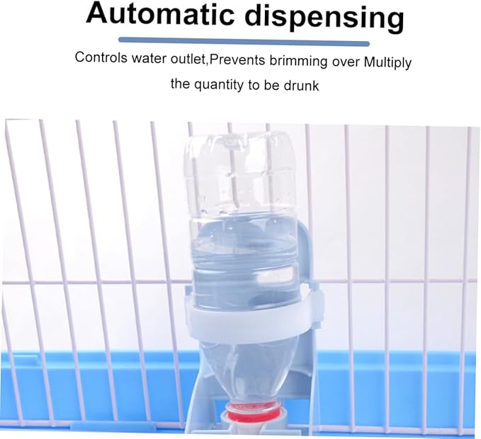 1pc Hanging Waterer Automatic Pet Water Dispenser for Dogs and Cats Leak Design Versatile Use Color