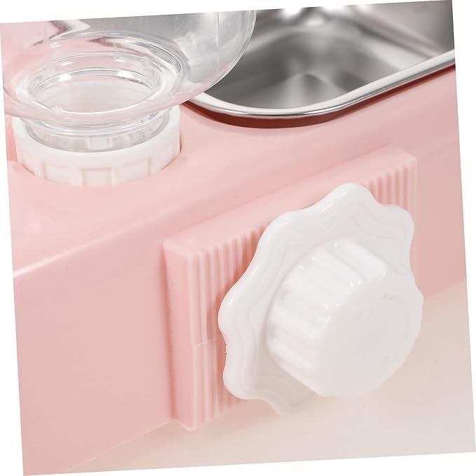 Double Pet Water Feeding Bowl Automatic Puppy Water Feeder for Dogs and Cats Creative Spill Design Smooth for Shop