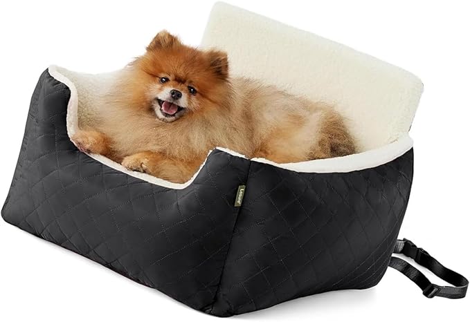Travel Dog Boosters Offering Enhanced and Storage for Toy Snacks on Road Trips Double Side Dog Seat