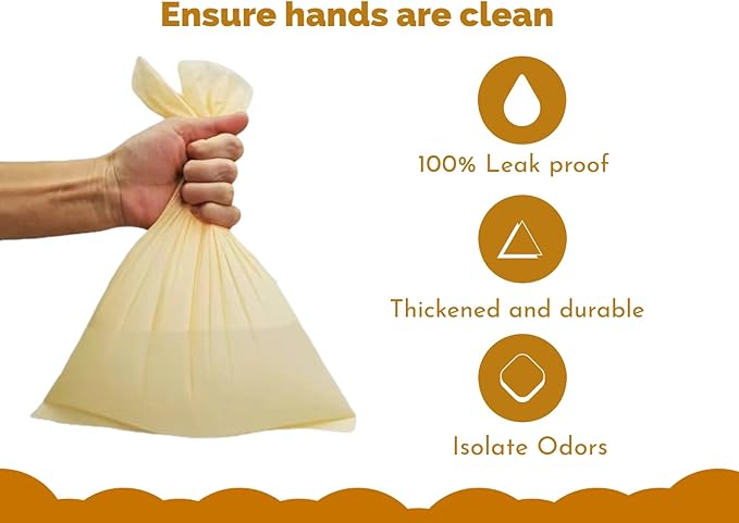 Dog Poop Bags - Strong & Leak Proof Dog Waste Bags | doggie Waste Bag Unscented 9x13 Thick Bag | Pet Poop Bags for All Dispensers - 240 Count (16 Rolls)