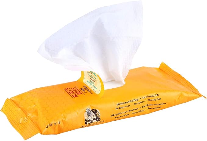 Burt's Bees for Pets Multipurpose Grooming Wipes - All-Purpose Cleaning & Grooming for Dogs - Cruelty-Free, 50 Count (6 Pack)