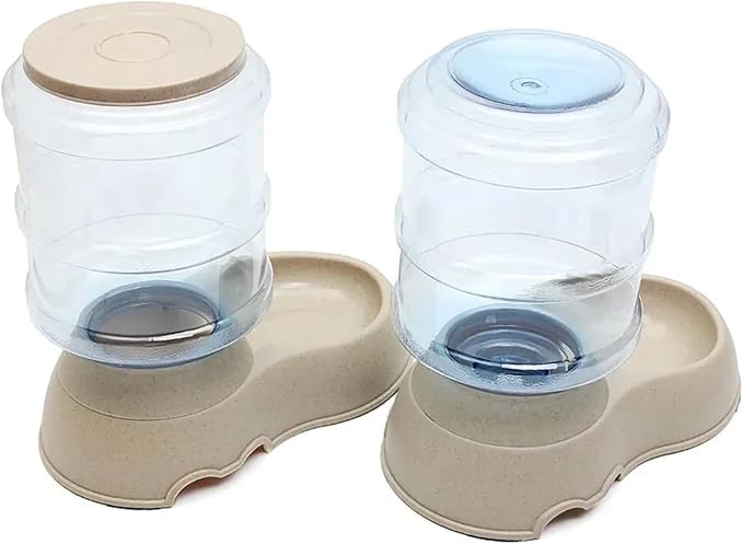 3.75L Large Automatic Feeder Drinker Dispenser Pet Bowl Dish(Drinker Pink)