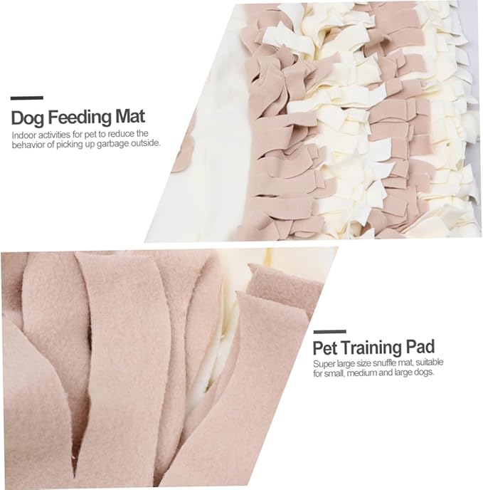 Pet Snuffle Mat for Dogs Foraging Feeding and Washable Activity Pad for Nose Work Suitable for Pets
