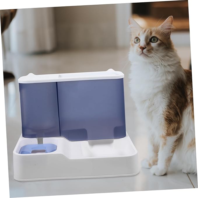 Automatic Pet Feeder Water Bowl Auto Water Dispenser for Small Dogs Cats Pet Bowl Feeder