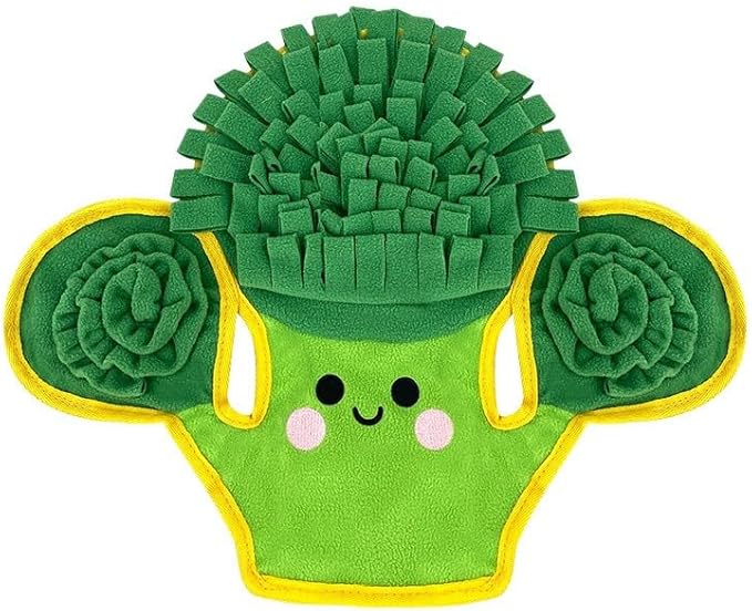 Pet Snuffle Mat for Small Pets, Interactive Nose Work Training Mat with Crinkle Sound, Non-Slip Washable Foraging Toy for Small Dogs, Rabbits and Hamsters (V5)