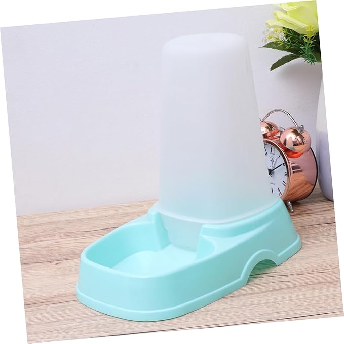 VANZACK Automatic Pet Feeder Dispenser for Dogs and Cats Easy to Clean Dispenser Sky Blue for Single Multiple Pet Households
