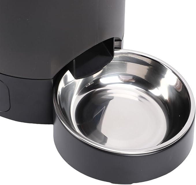 Zerodis Smart Dog Food Dispenser Plastic Portion Control and Timer Settings for Pet Feeding Ideal for Multi Cat Households