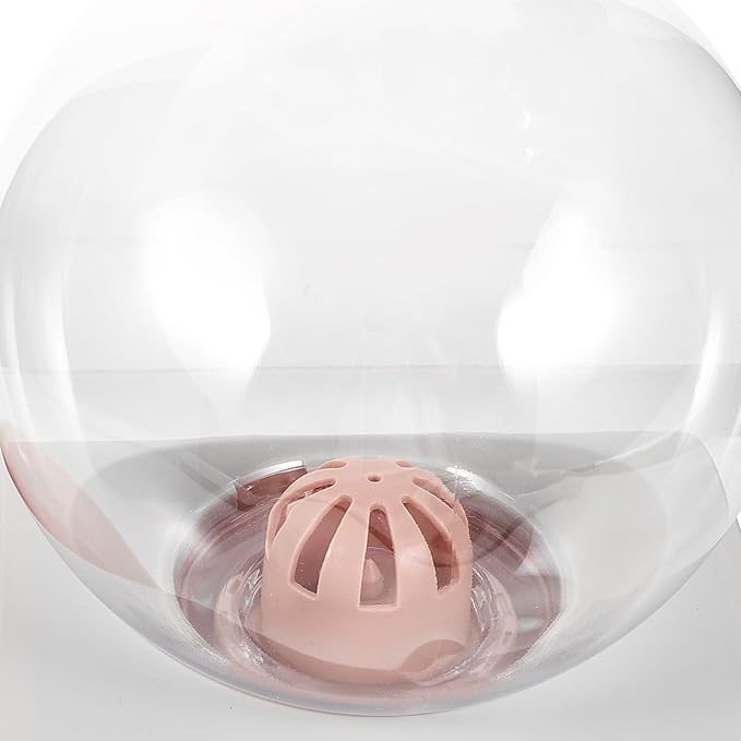 BESPORTBLE Pet Automatic Waterer Bubble Water Dispenser Large Capacity Pink Pet Water Holder Suitable for Dogs and Cats Indoor Feeding