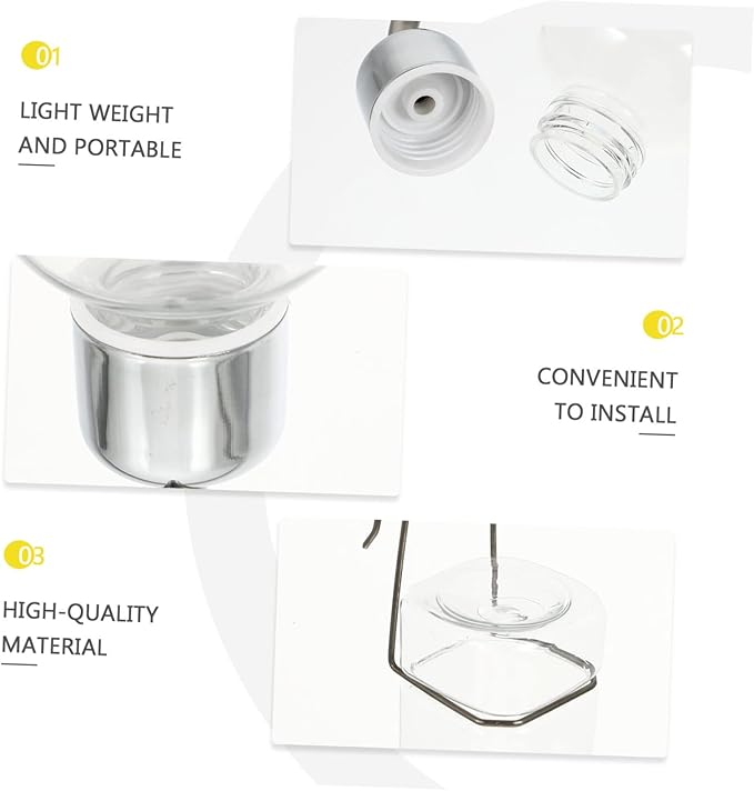 2pcs Hanging Water Dispenser for Dogs Automatic Pet Drinking Tool Leakproof Water Holder Easy to Clean Transparent Design for Convenient Hydration