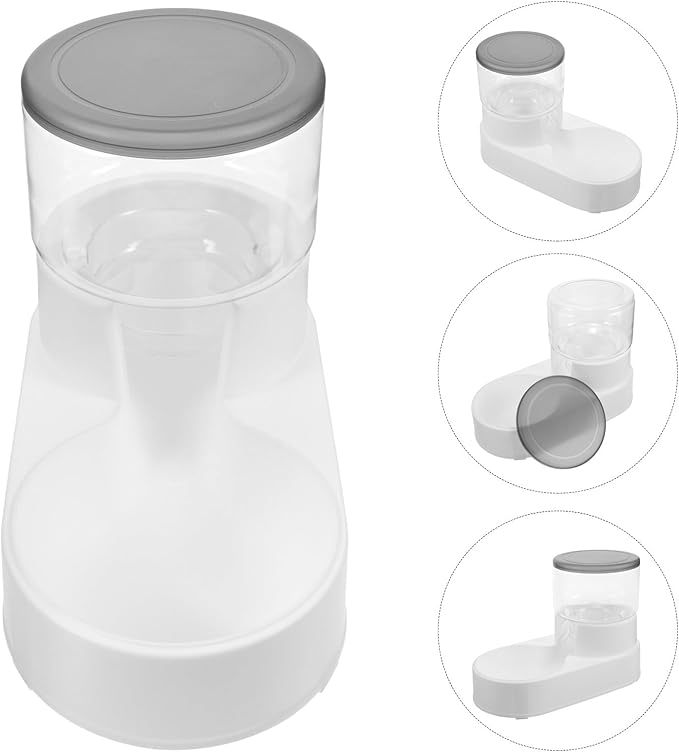 Beaupretty Automatic Pet Feeder Dispenser for Dogs and Cats Anti-Spill Food Bowl with 5l Capacity Food Container and Daily Pet Supplies