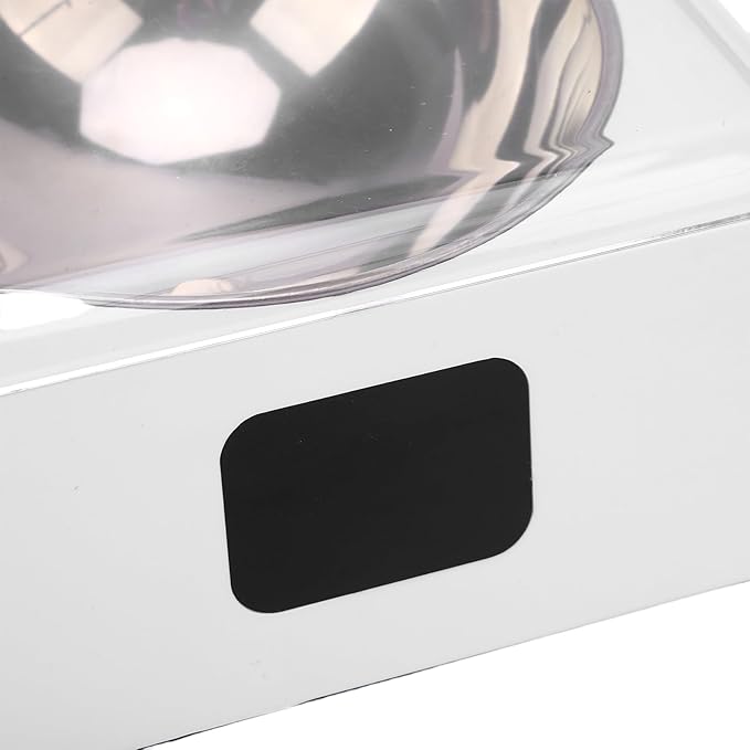 Smart Dog Cat Feeder, Infrared Sensor Lid Opening Automatic Pet Feeder with Removable Bowls, Digital Display, Large Capacity, USB Charging, Prevent Food Pollution