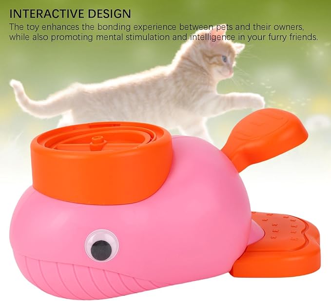 Haofy Interactive Dog Feeder Toy Automatic Puzzle Food Dispenser with Slow Feeding IQ Training, Large Capacity Treat Ball for Boredom Relief for Puppies Multi Pet Homes (Pink)