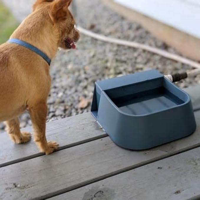 Enjoying Automatic Dog Water Dispenser 2L Outdoor/Indoor Pet Waterer Feeder Self Filling Water Float Valve Livestock Waterer for Dog Cat Chicken
