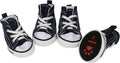 Pet Shoes Puppy Sport Denim Shoes Casual Style Anti-Slip Boots Sneaker Booties 4Pcs