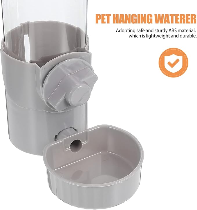 Mipcase Pet Water Feeder Auto Refill Sturdy Abs Construction Easy to Install Keeps Your Pet Hydrated