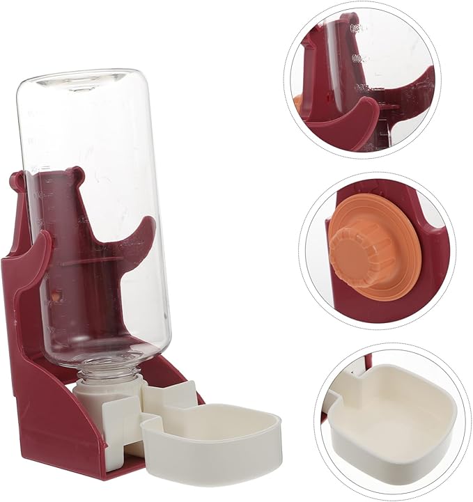 Milisten Automatic Cat and Dog Water Feeder Pet Drinking Device Install Water Bottle Dispenser for Rabbits Guinea Pigs and Animals