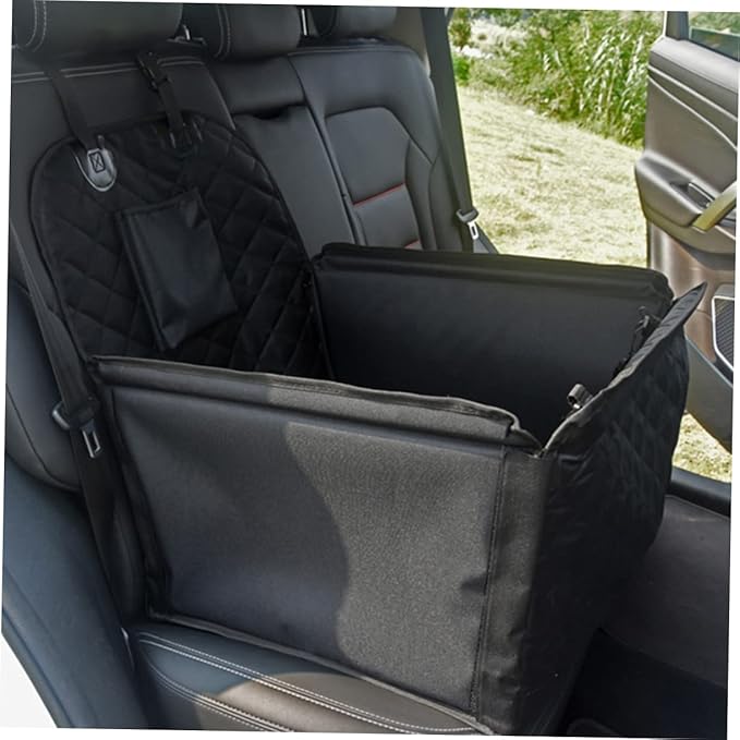 Garneck Pet Dog Car Seats Bed Non-Slip Dog Car Bed Furniture Support Feet Lightweight and Compact for Travel