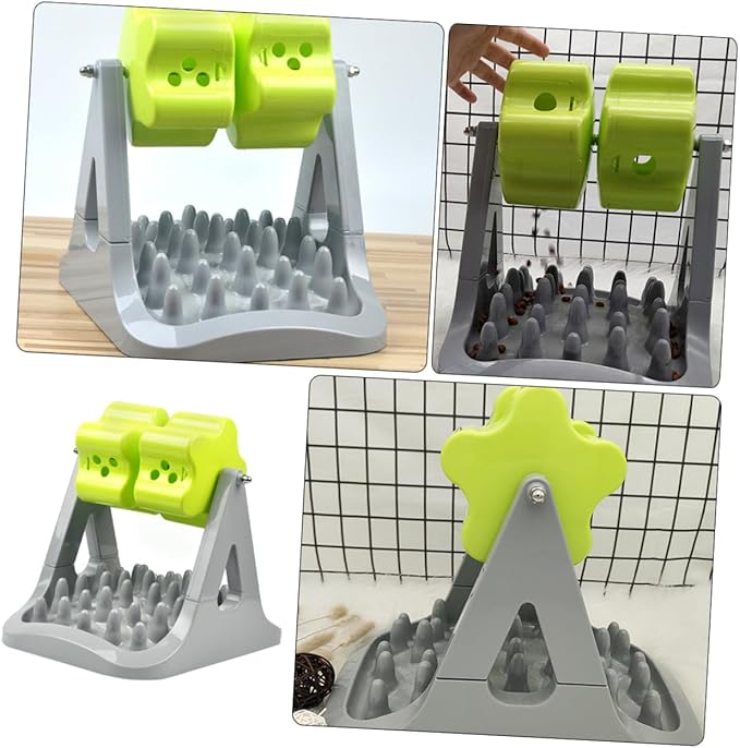 Automatic Dog Food Dispenser Interactive Feeding Bowl with Slow Feed Design Durable Material Compact for Dogs and Puppies for Training and Enrichment