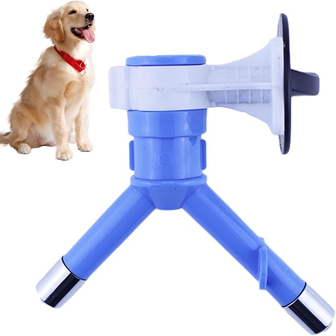 Water Feeder Nozzle - Portable Anti-Leaking Water Dispenser - Multifunctional No-Drip Dispenser Fountain Reusable Automatic Dogs Feeder Nozzle for Dogs