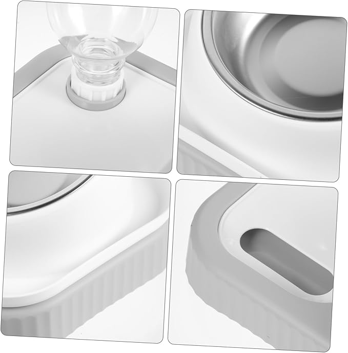 Cat Dog Feeder Waterer Set Automatic Compact Detachable Feed Tool Pet Bowls Waterer for Cats Dogs