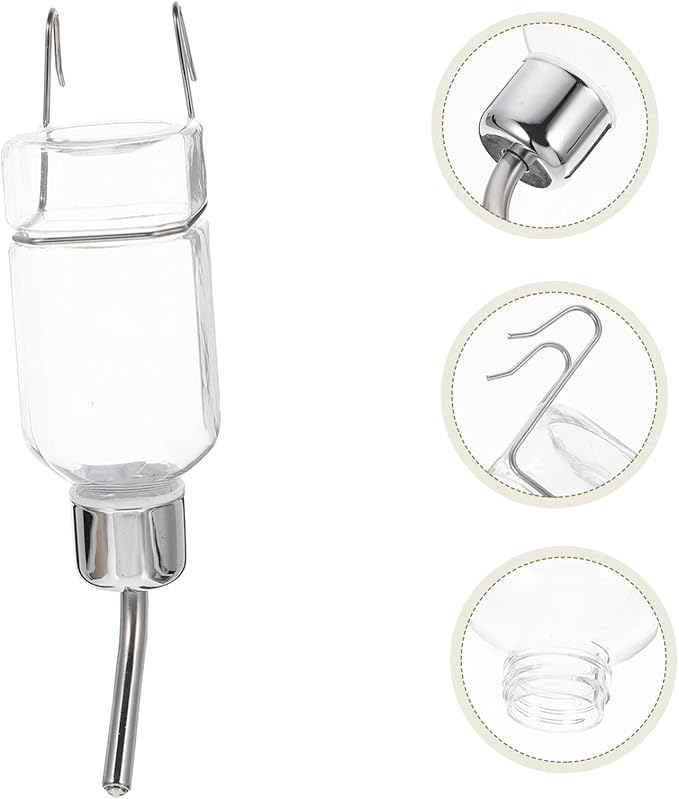 Dog Cat Water Dispenser Hanging Water Bottle Feeder Automatic Feeder Rabbit Bottle Simple Design