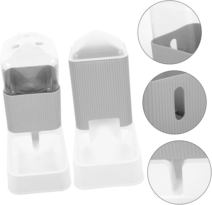 VANZACK 1set Automatic Feeder Dispenser Pet Water Holder Smooth Design Easy to Use for Store Feeder Water Bowl