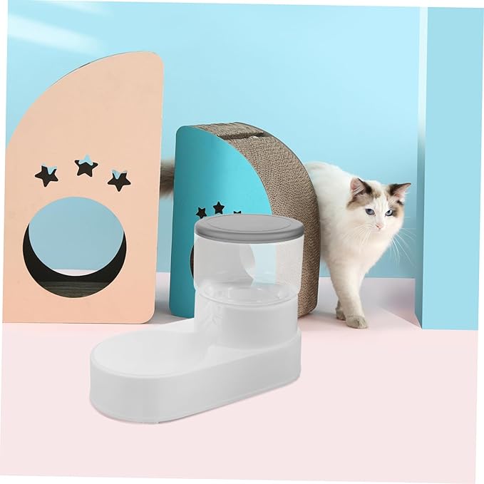 Automatic Pet Feeder Dispenser for Dogs and Cats Self-Filling Food Bowl Convenient and for Pet Feeding -Spill Design