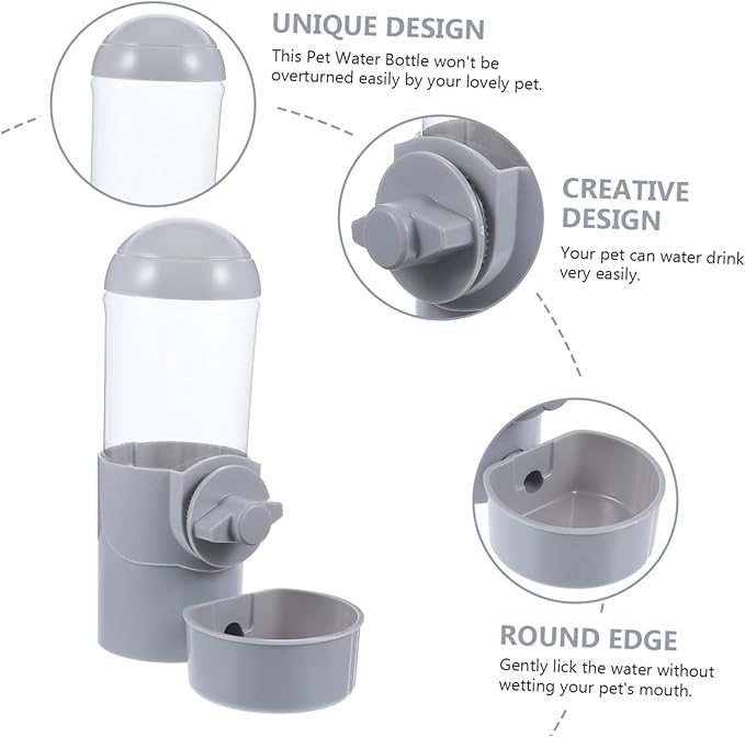 SUPVOX Wear-Resistant Automatic Dog Water Feeder Convenient Hanging Cat Water Dispenser No Leakage Capacity for Pet Cages Easy Installation for Healthy Hydration