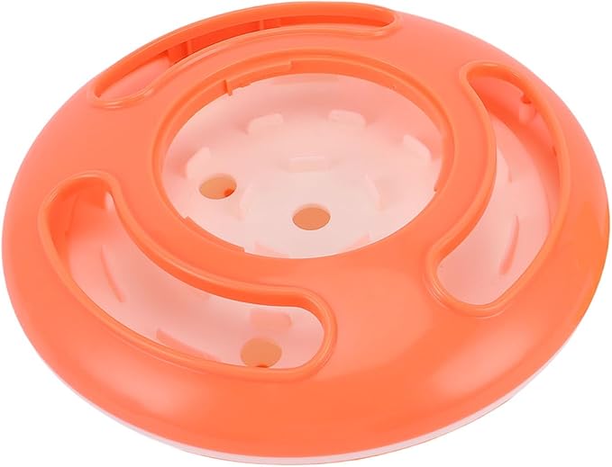 Luqeeg Interactive Dog Puzzle Toy Feeder, Automatic Feeding Puppy Toys, 360 Degree Rotation Balance Structure Alleviate Anxiety Pet Food Treat Feeding Dispenser Keep Them Busy