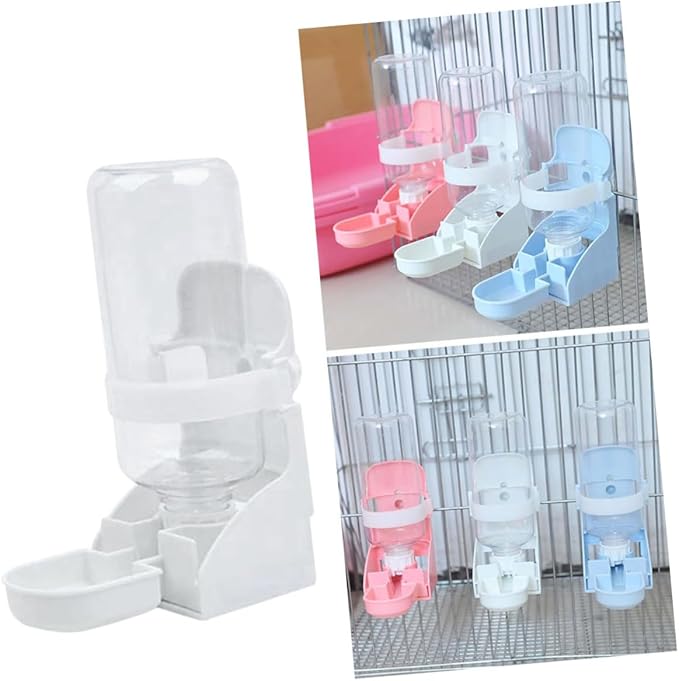 Automatic PET Water Feeder Hanging Cage Design 2L Capacity Dog and Cat Drinking Tool Plastic PET Supplies for Indoor Use Easy to Clean