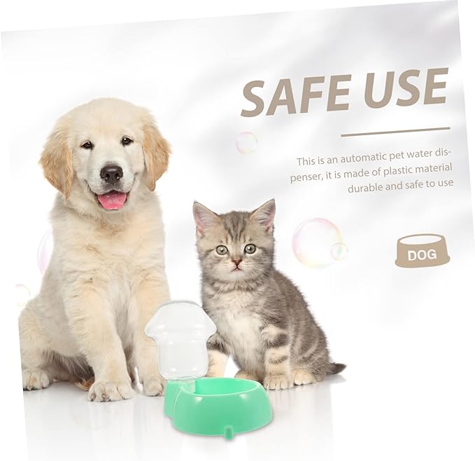 Mipcase 1set Automatic Pet Water Feeder Portable Water Dispenser for Dogs and Cats Lightweight Design Capacity Easy to Smooth Base for Indoor and Outdoor Use