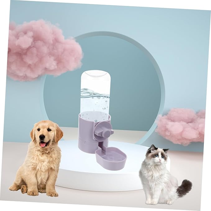 VANZACK Household Pet Automatic Water Dispenser Hanging Dog Water Bowl Capacity Easy to Design for Cats and Dogs Compact Portable Waterer